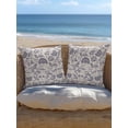 thumbnail image 5 of 1 Pack Outdoor Throw Pillow, Vintage Spring Floral Waterproof Pillow with Insert Included, Farmhouse Botanical Decorative Accent Cushion Sofa Pillows for Patio Porch, 16 x 16 In, 5 of 8