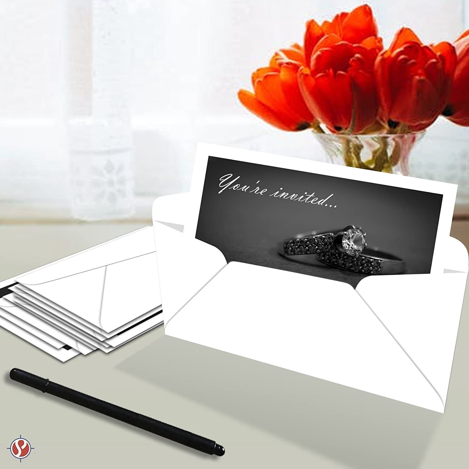 White #10 Business Color Mailing Envelopes | 4 1/8 X 9 ½ inches | 24lb Bond Bright Color Paper (90 GSM) | 50 Envelopes Per Pack