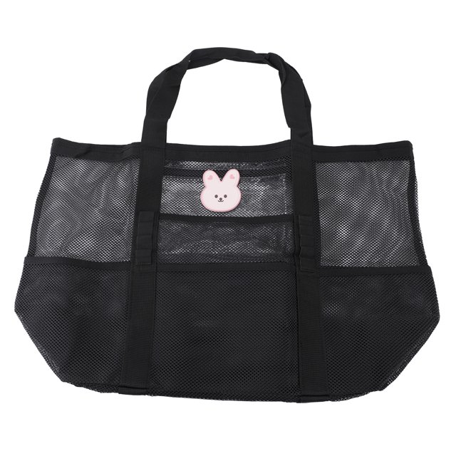 Mesh Beach Bag, Mesh Pool Bag Abraza Capacidad Nylon Plegado PARA MULTIFUNCIONAL PARA VACACIONES Para Juguetes