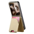 thumbnail image 3 of For Motorola Razr 60 Ultra 5G Magnetic Case Kickstand Denim Texture Leather Back Cover with Detachab, 3 of 5