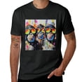 thumbnail image 2 of Wuche  Gorilla Fun and Cute Animal Graffiti, Designed Shirt, Art Display, T-shirt Lover Gift Casual Breathable Men, Women, Boys, Girls, Children Black, 2 of 4
