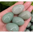 thumbnail image 2 of MATROOY 5pcs Natural Aventurine Egg Quartz Crystal Skull Mineral Crystal Egg Healing Gem, 2 of 9