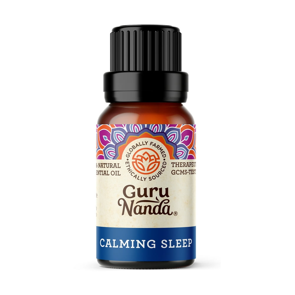 GuruNanda Calming Sleep Essential Oil Blend For Aromatherapy .5 fl