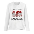 thumbnail image 3 of EQWLJWE Hoodies for Teen Girls Cute Gnome Print Pullover Gnome Print Long Sleeve Loose Valentine's Day Tops, 3 of 4