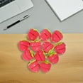 thumbnail image 4 of FENGGUIQU 18 Pcs Rouleaux Éponge en Forme de Fraise Ensemble de Bouclage Sans Chaleur pour Usage Domestique Rouge, 4 of 7