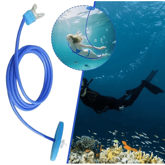 Underwater Breathing Device, Underwater Breathing Tube with Float Head, Diving Snorkel Breathing Tube for Diving Swimming Camping Stream