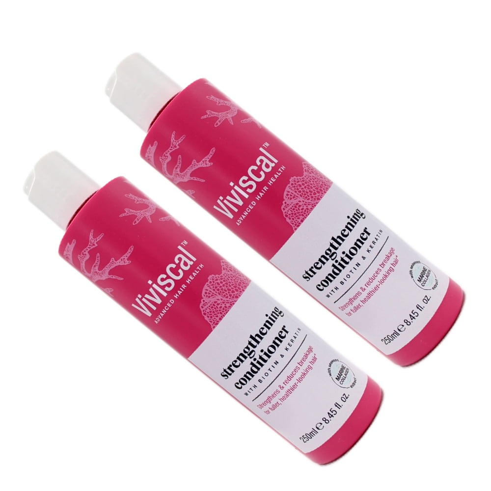 Viviscal Advance Hair Health Strengthening Conditioner with Biotin & Keratin 8.45 oz (Pack of 2)