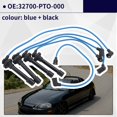 thumbnail image 2 of 32700-PTO-000  Wire Set, High Performance Ignition Wire for   del SOL 1992-2002 Blue, 2 of 8