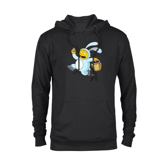 The Simpsons Ralph Wiggum Easter Bunny Funny - Pullover Hoodie for Adults - Customized-Black