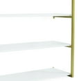 thumbnail image 3 of 23.2x9.8x28.4 inch 3 Tier Gold Floating Shelves Rack Wall Mounted Storage Photos Display Space Saver, 3 of 12