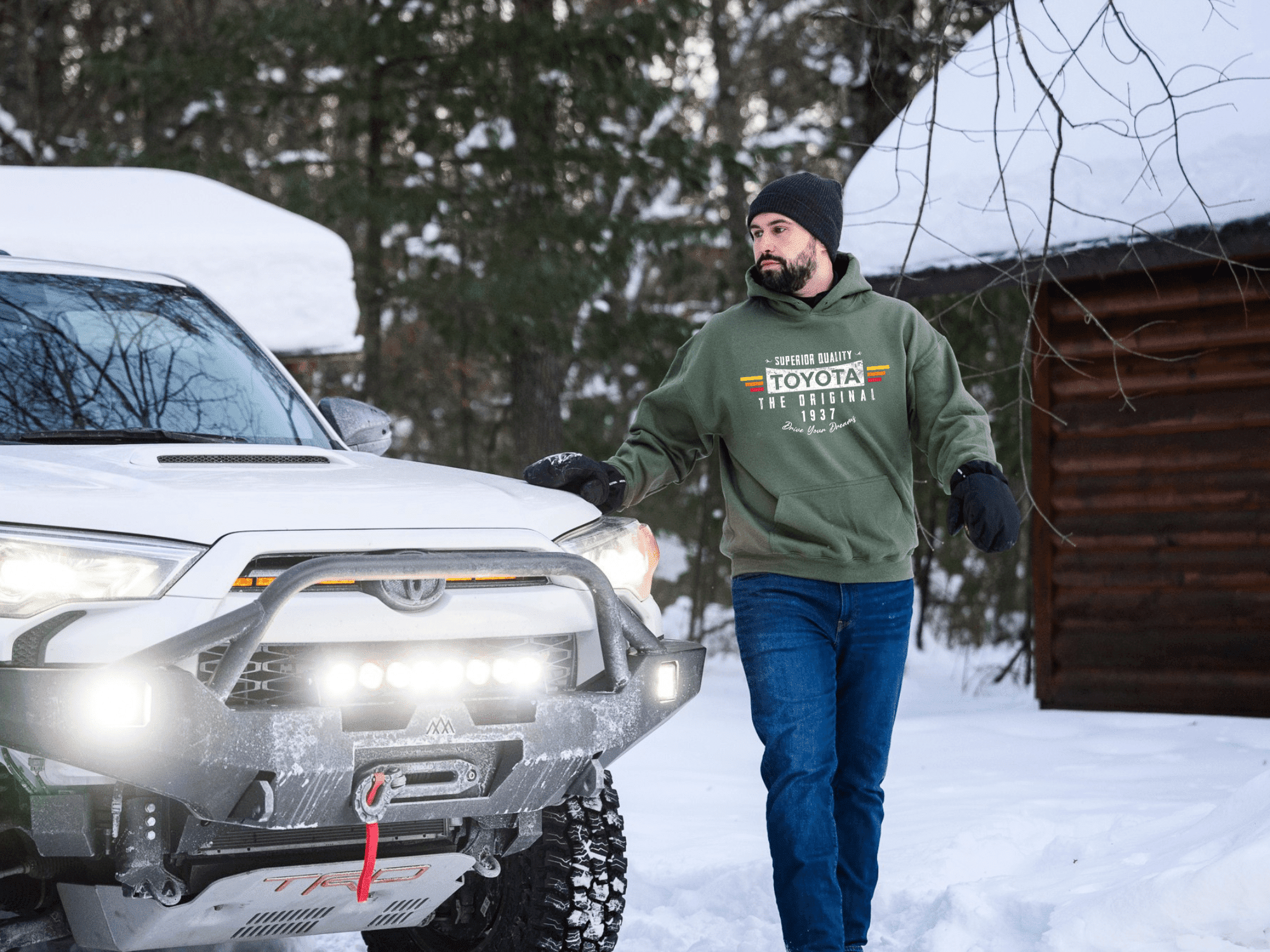 Toyota Hoodie Drive Your Dreams 4x4 Offroad Gear