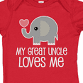 thumbnail image 4 of Inktastic My Great Uncle Loves Me Boys or Girls Baby Bodysuit, 4 of 5