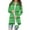 Green, variant on Fanxing Plus Size Striped Cardigan for Women Casual Open Front Long Shrug 2025 Fall Lightweight Jackets Black 5XL