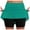 Green, variant on Womens Athletic Skirt with Shorts Liner - High Waist Tennis Skort for Running/Yoga - Breathable Polyester, S-XXXXXL Sizes