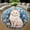 Cat39, variant on Circle Area Rug, Zebras Washable Non-Slip Floor Carpet, Soft Rug for Living Room Bedroom Decor 24 Inch