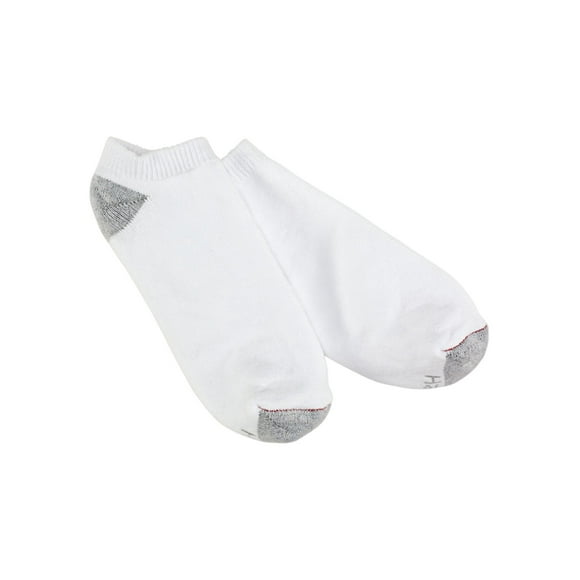 Hanes Classics Men`s ComfortSoft No-Show Socks, 10-13, White
