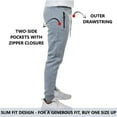 thumbnail image 2 of 2 Pack Mens Fleece Jogger Pants, 2 of 3
