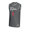thumbnail image 2 of Youth GameDay Greats #4 Gray Saint Joseph's Hawks Lightweight Basketball Fashion Jersey, 2 of 4