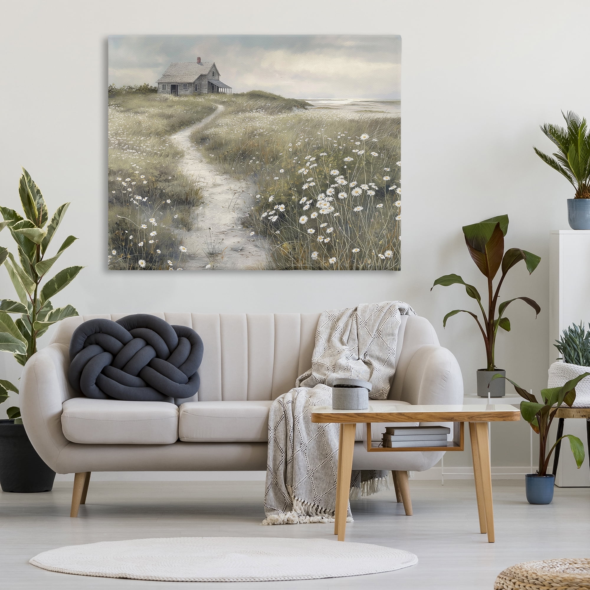 Stupell Industries Pathway To Coastal Cottage Canvas Wall Art, design by Imagine It Images