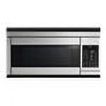 Fisher & Paykel - 1.1 Cu. Ft. Over-the-Counter Microwave - Black/brushed stainless steel