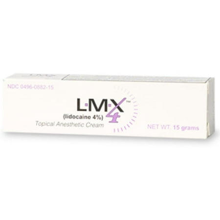 LMX 4% Topical Anesthetic Cream [0.54 oz] 15 g (Best Topical Anesthetic Over The Counter)