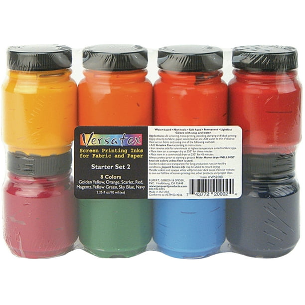 Jacquard Versatex Screen Printing Ink Starter Set 2