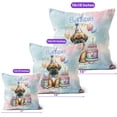 thumbnail image 4 of Happy Birthday Cute Puppy Mastiff with Cake Gifts Party Hat Pillow Cushion Double Sided Mastiffs Dog Lover Gifts Idea Throw Pillow - 00029, 4 of 4