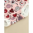 thumbnail image 7 of Bagilaanoe Newborn Baby Girl Boy Oversized Romper Sweatshirt Long Sleeve Bodysuit Heart Print Pullover 6M 12M 18M 24M Infant Fall Tee Tops, 7 of 7