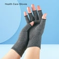 thumbnail image 4 of Guardoinrt Gants de Compression pour l'Arthrite avec Grand Application pour Soulagement de la Douleur Gants Sans Doigts Doux pour la Peau Violet G, 4 of 6