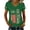 Army Green, variant on Women's 250th Anniversary USA Shirt Independence Day Top 4th of July Shirts America 250 Merchandise V Neck Flag Graphic Casual Tee
