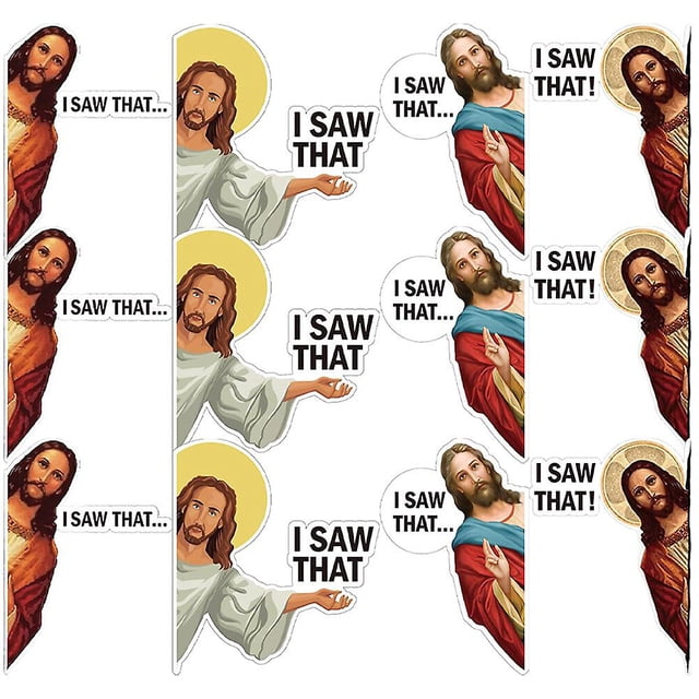 20 Pcs Jesus Stickers Car Jesus Decals Funny Car Sticker Decorative Car Sticker