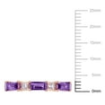 thumbnail image 2 of Everly Women's Amethyst and Topaz 10k Rose Gold Ring, 2 of 8