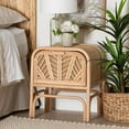 thumbnail image 2 of bali & pari Carabella Bohemian Natural Rattan 1-Drawer Nightstand, 2 of 8
