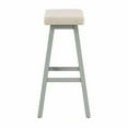 thumbnail image 2 of Birch Harbor Moreno Wood Backless Bar Height Stool, Blue Gray, 2 of 8