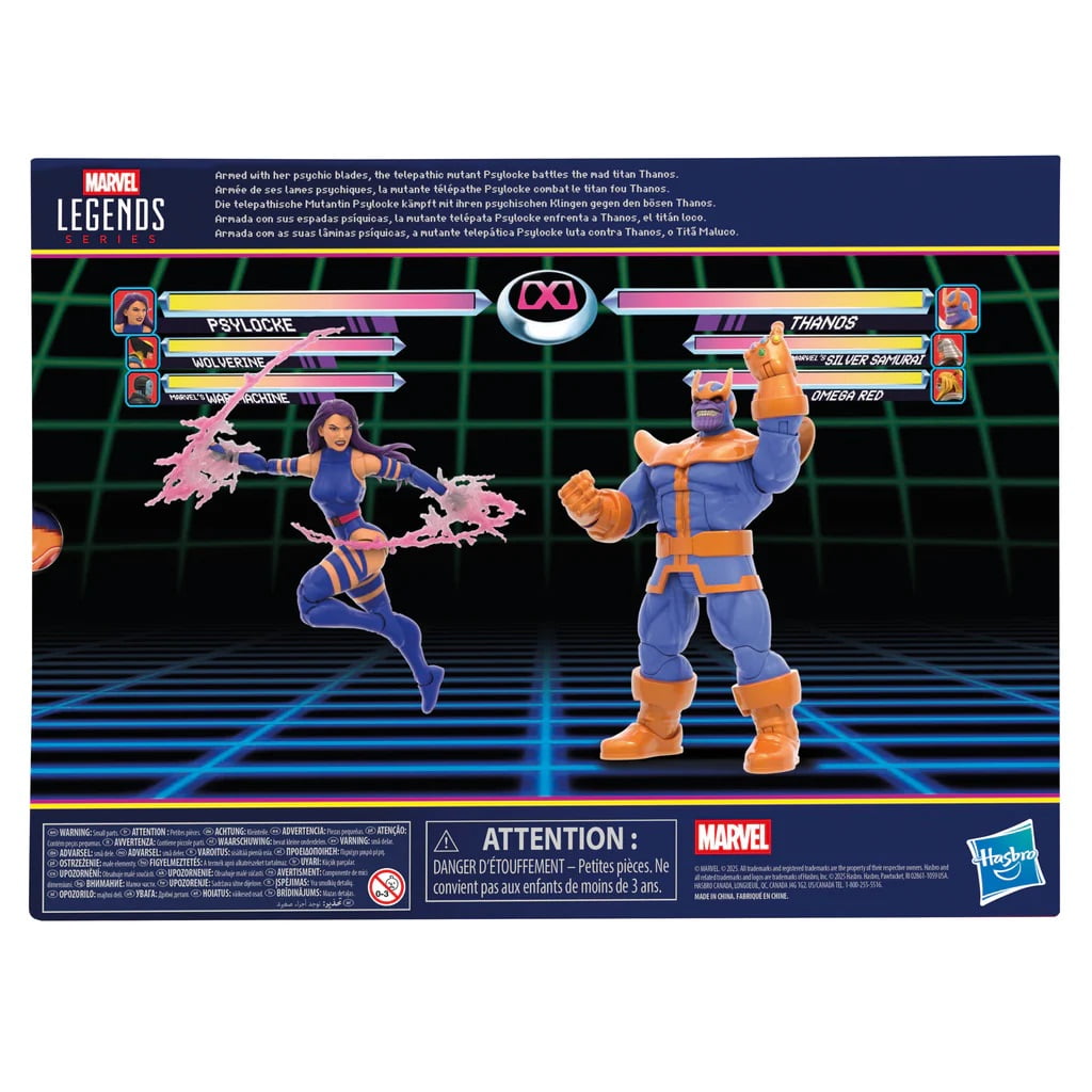 Marvel Legends Gamverse Psylocke Vs Thanos