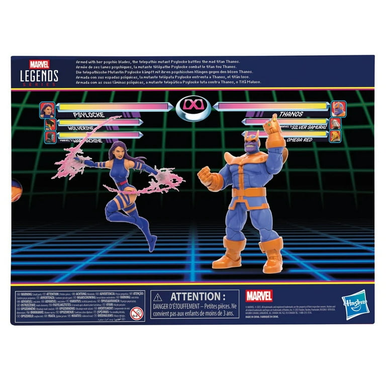 Marvel Legends Gamverse Psylocke Vs Thanos - Walmart.com