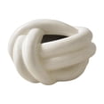 thumbnail image 2 of Funda de cerámica para caja de pañuelos, novedosa decoración de mesa, accesorios de baño, facial Blanco, 2 of 7