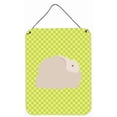 thumbnail image 1 of Carolines Treasures BB7785DS1216 Fluffy Angora Rabbit Green Wall or Door Hanging Prints, 1 of 1