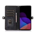 thumbnail image 4 of For Iphone 14 Zipper Card Slot Buckle Wallet Leather Phone Case (Black),iPhone 14 Pro Max, 4 of 6