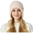 thumbnail image 2 of Fjofpr Winter Hats for Women with Ear Flaps Women Hats Clearance Winter Women Hats Fashion Fall Women Ladies Winter Fisherman's Hat Cute And Warm Caps Hunting Fishing Hat, 2 of 4