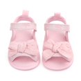 thumbnail image 3 of 0-18 Meses Zapatos De Bebé Recién Nacido Blanco Bautizo Sandalias Pre Walker Sole Suave, 3 of 4