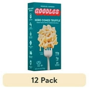 (12 pack) Goodles Mac & Cheese Here Comes Truffle, Creamy Black Truffle Cheddar, Shells, Shelf-Stable, 6 oz