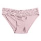 thumbnail image 2 of Gibobby Panty Microfibra con Encaje Calzoncillos con ribete encaje sexy a la moda para mujer Bragas ligeras transpirables Cintura talla grande Rosa L, 2 of 3