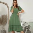 thumbnail image 5 of Summer Dresses for Women V-Neck Sexy Dress Casual Midi Dress, 5 of 7