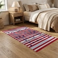 thumbnail image 2 of ODIKA Front Door Patriotic Striped Border Generic Stars Vintage Bordered for Small Living Room, Playroom, Bedroom, Easy Care Kids Safe, 2 of 7