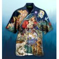thumbnail image 3 of Camisa hawaiana personalizada de Jesucristo en estilo medieval en 3D para hombre y mujer, camisas hawaianas de playa para hombre y mujer, camisetas florales geniales de verano, 3 of 5