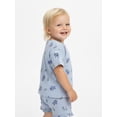 thumbnail image 3 of Lilo & Stitch Baby Girls Pineapples Textured Knit Top and Ruffle Shorts Set, 2-Piece, Sizes 0M-24M, 3 of 8