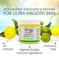 thumbnail image 4 of The Keys Sea Salt Scrub - Exfoliating Body Scrub with Wooden Spoon- Foot Scrub and Hand Scrub for men, women - Made with Pure Florida Sea Salt Organic Essential Oils & Nutrients, Key Lime, 3.4 oz, 4 of 9