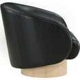 thumbnail image 6 of Meridian Furniture Gibson Black Vegan Leather Swivel Accent Chair, 6 of 8