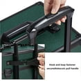 thumbnail image 2 of Alden Design 3-in-1 Rolling Professional Cosmetic Makeup Case, Dark Green, 2 of 12